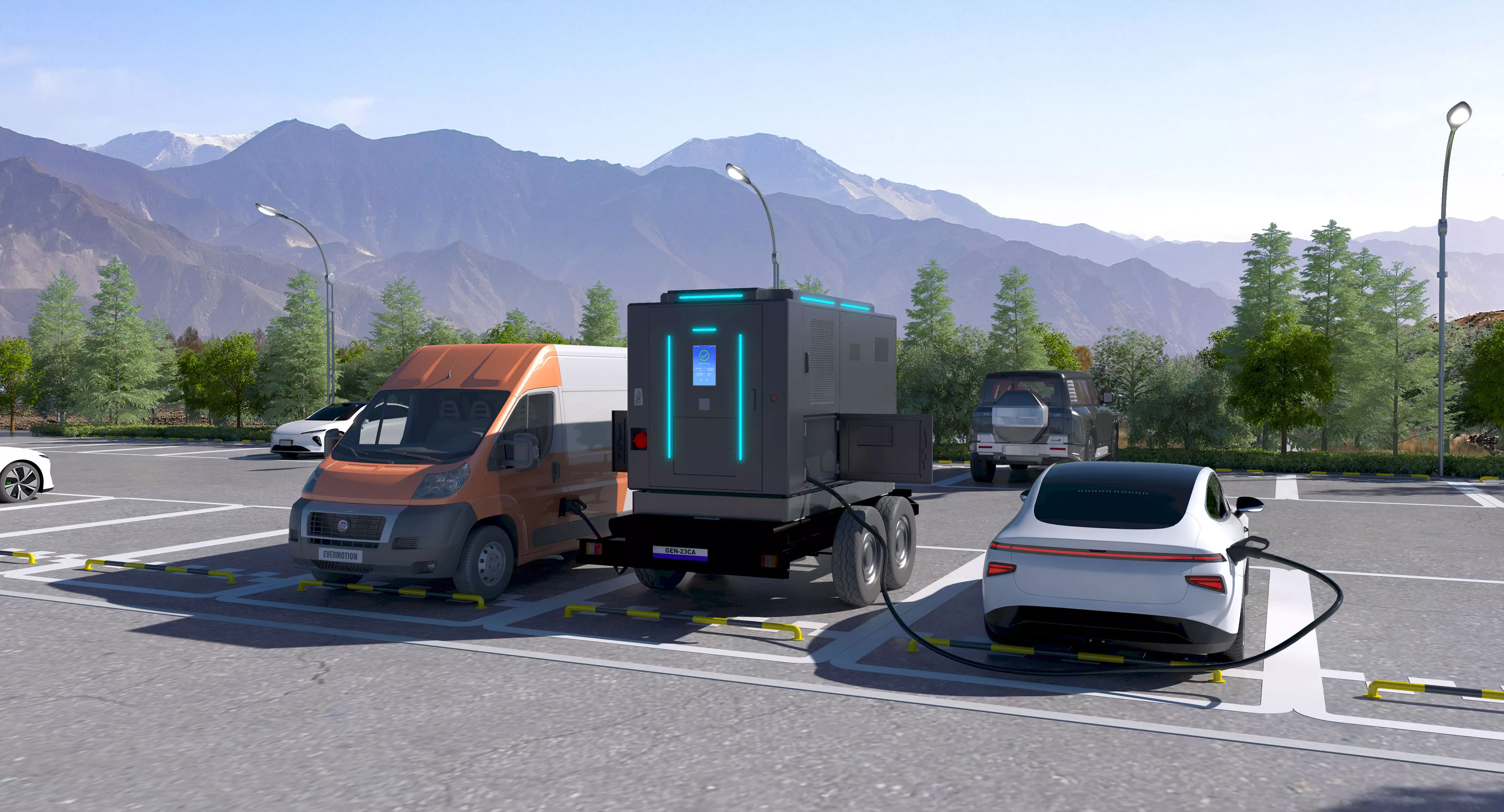 Mobile Energy Store Charger
Power on the Move - Energy When You Need It