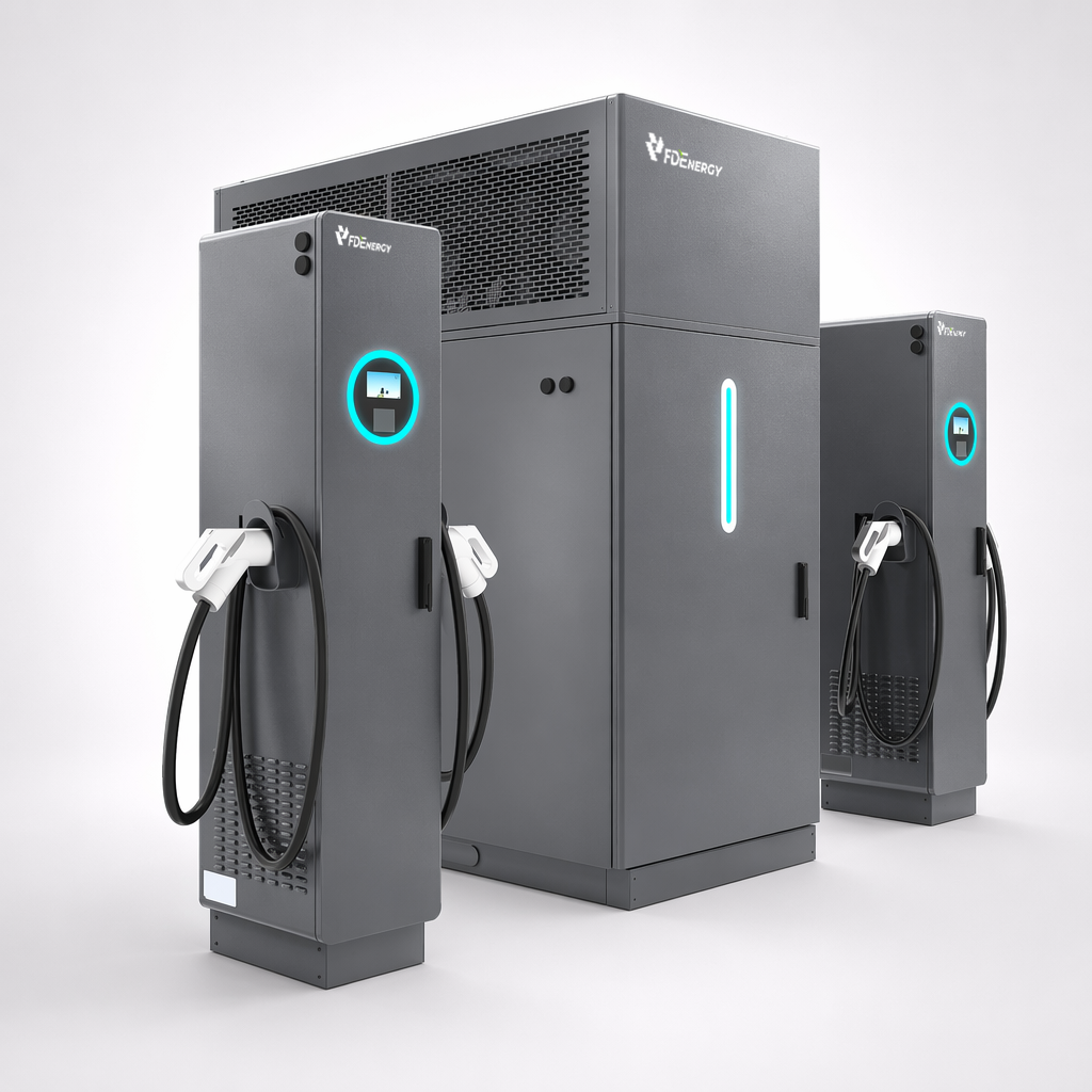 240kW–2000kW Split DC Super Charger – Multi-Port Ultra-Fast
