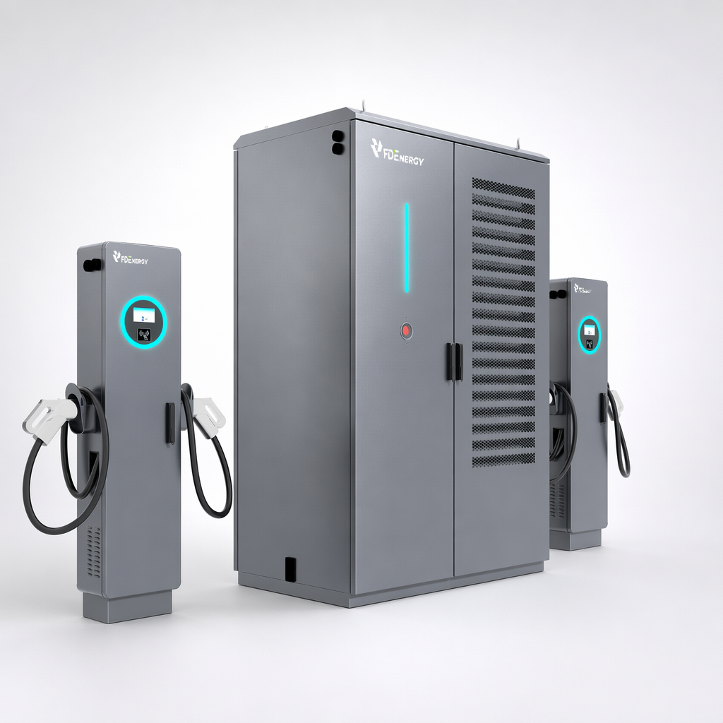 240kW–2000kW Split DC Super Charger – Multi-Port Ultra-Fast