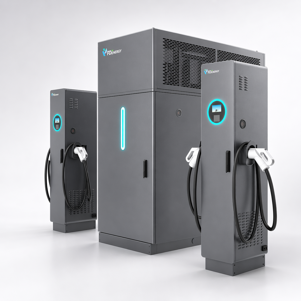 240kW–2000kW Split DC Super Charger – Multi-Port Ultra-Fast